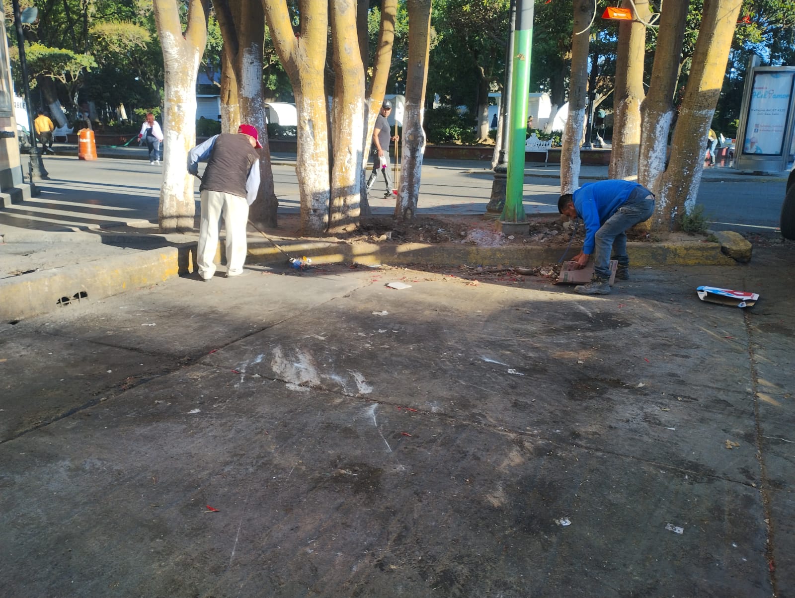 Retiran contenedor de residuos sólidos en calle Colegio Militar para renovar imagen de la Floresta