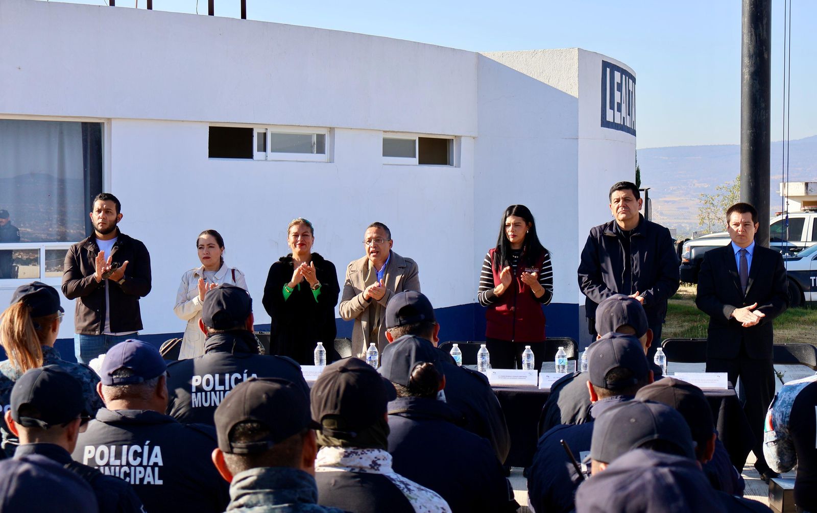 Entregan equipamiento policial con inversión cercana a 6 millones de pesos, en Tulancingo