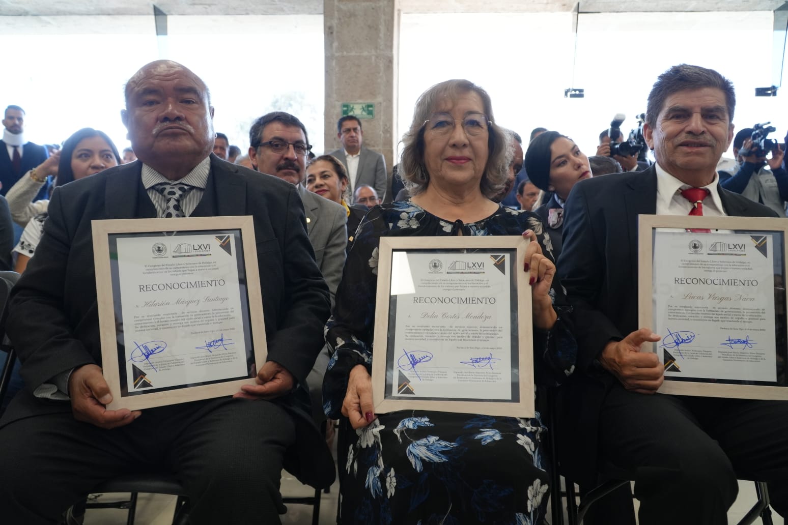 Realizan ceremonia de Reconocimiento a la Labor Docente Hidalguense