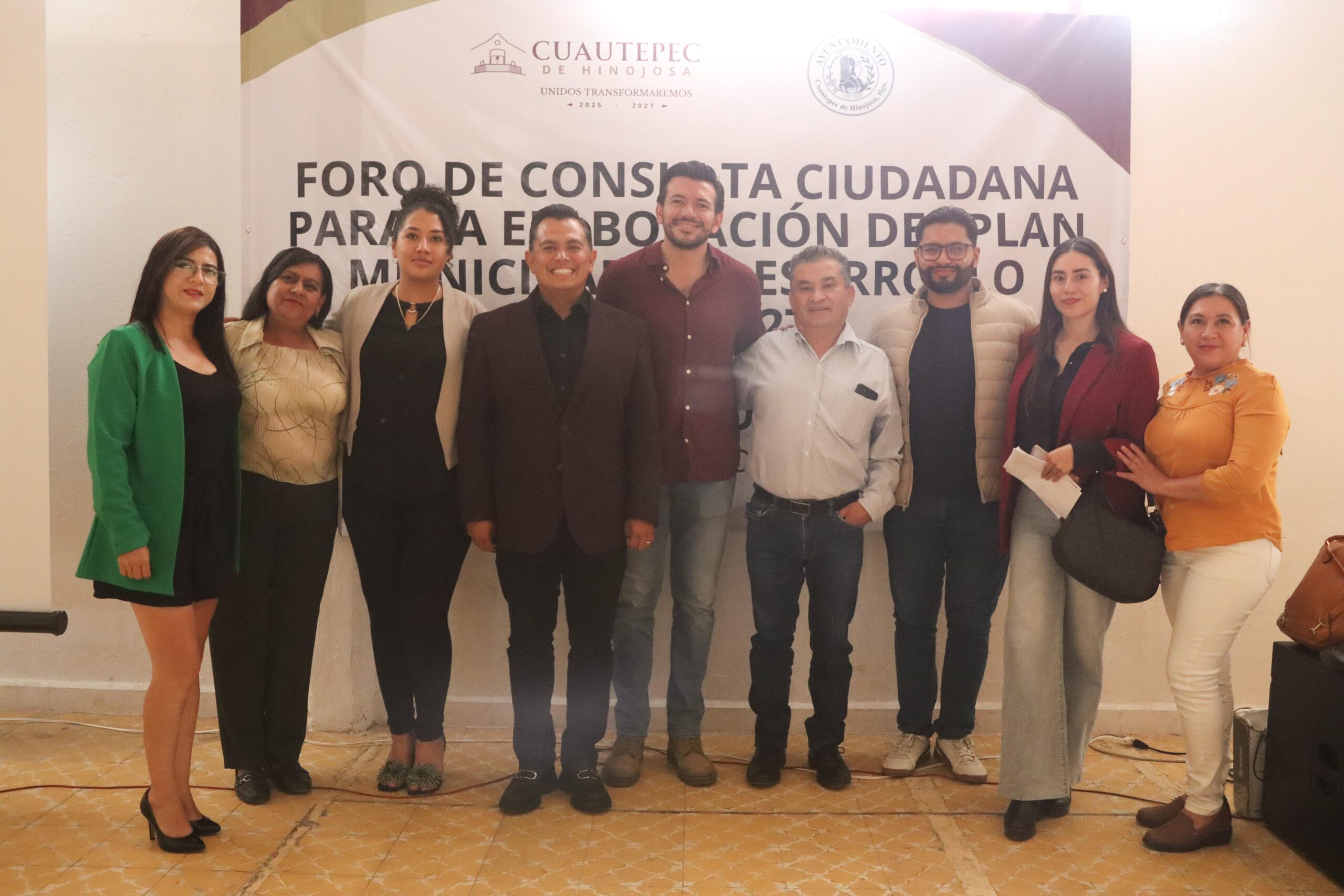 Celebran foro de consulta ciudadana para Plan Municipal de Cuautepec