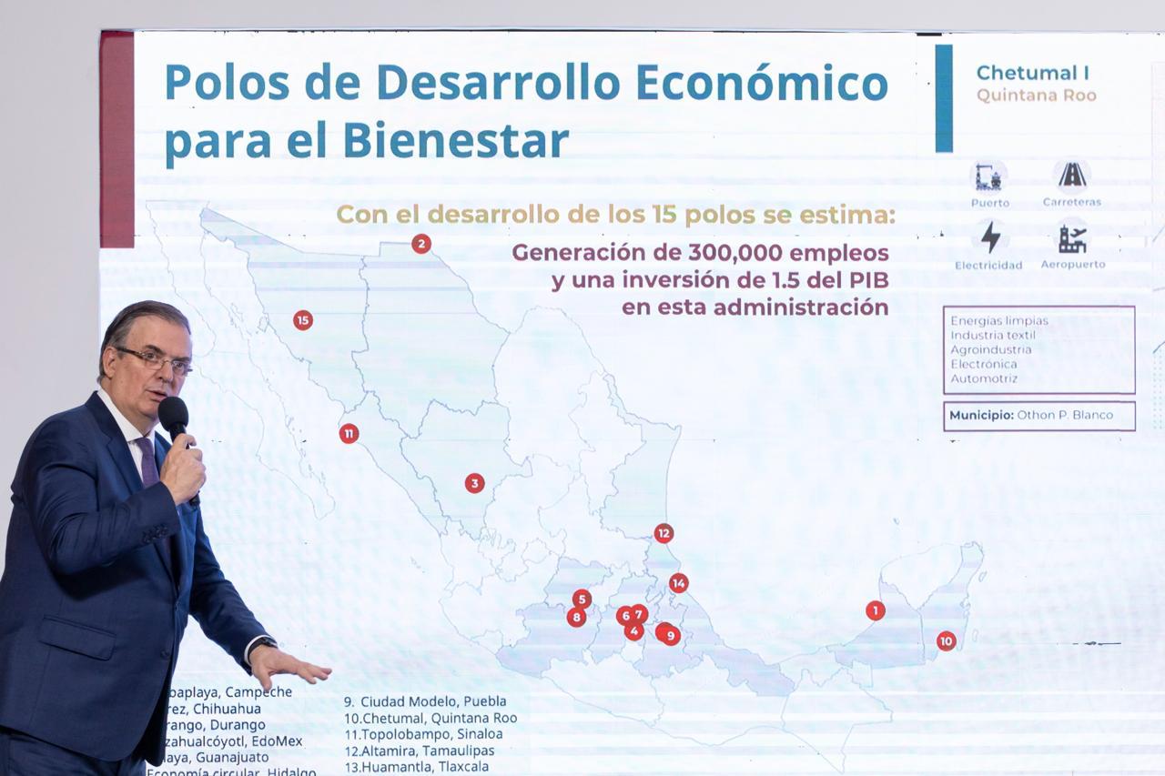 Impulsan 15 Polos de Desarrollo Económico para crear bienestar en el país