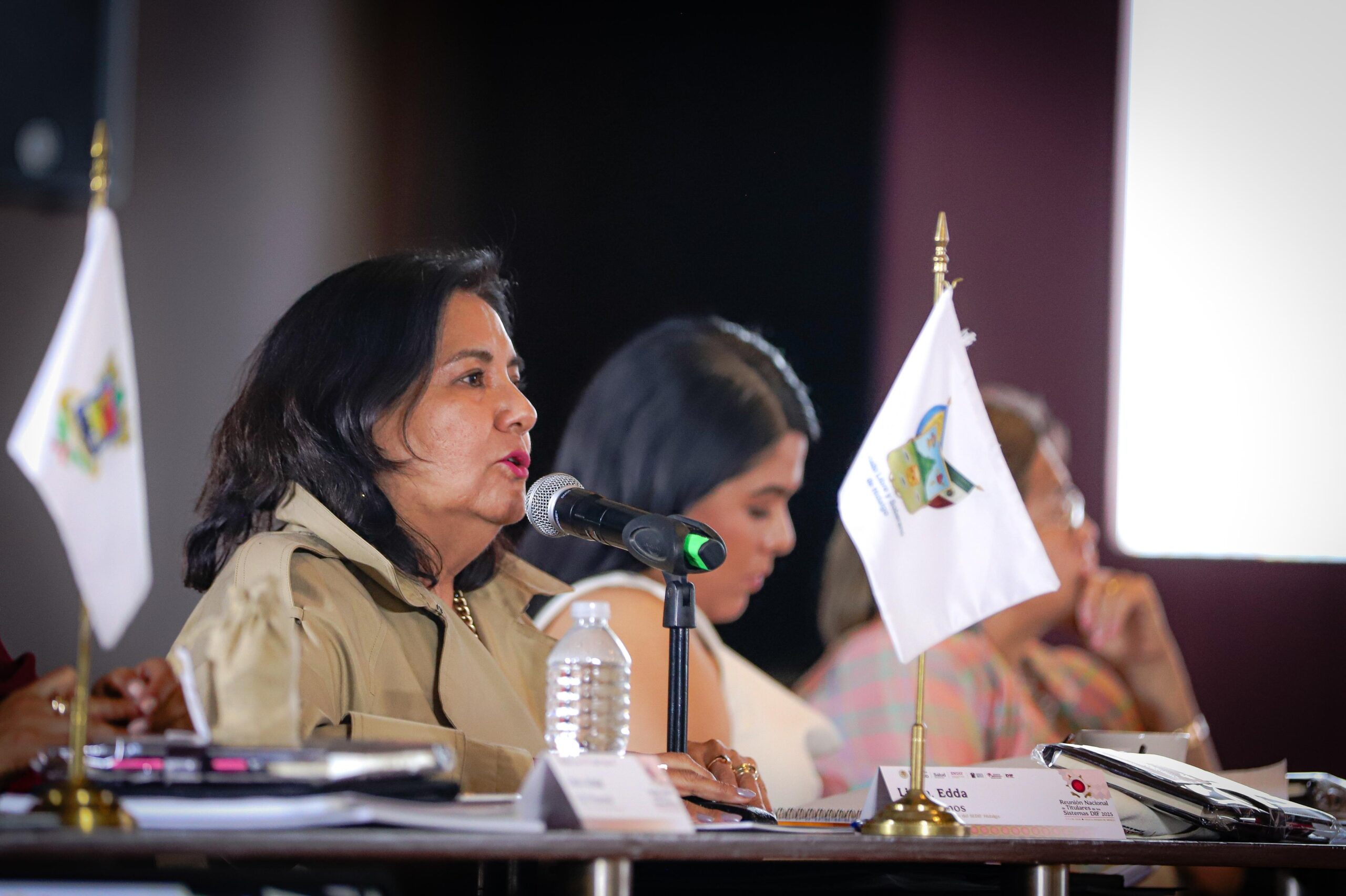 Edda Vite Ramos presenta buenas prácticas del DIF Hidalgo en la Reunión Nacional de Titulares de los Sistemas Estatales DIF 2025