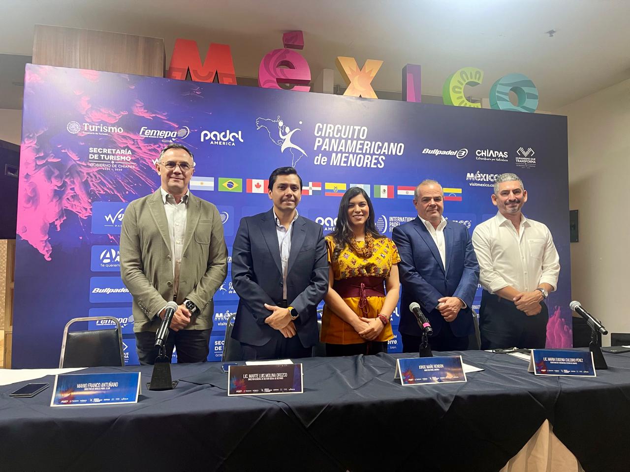 Será Chiapas sede del Circuito Panamericano de Pádel Juvenil 2025