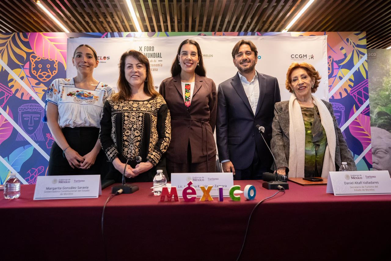Será Morelos sede del X Foro Mundial de la Gastronomía Mexicana