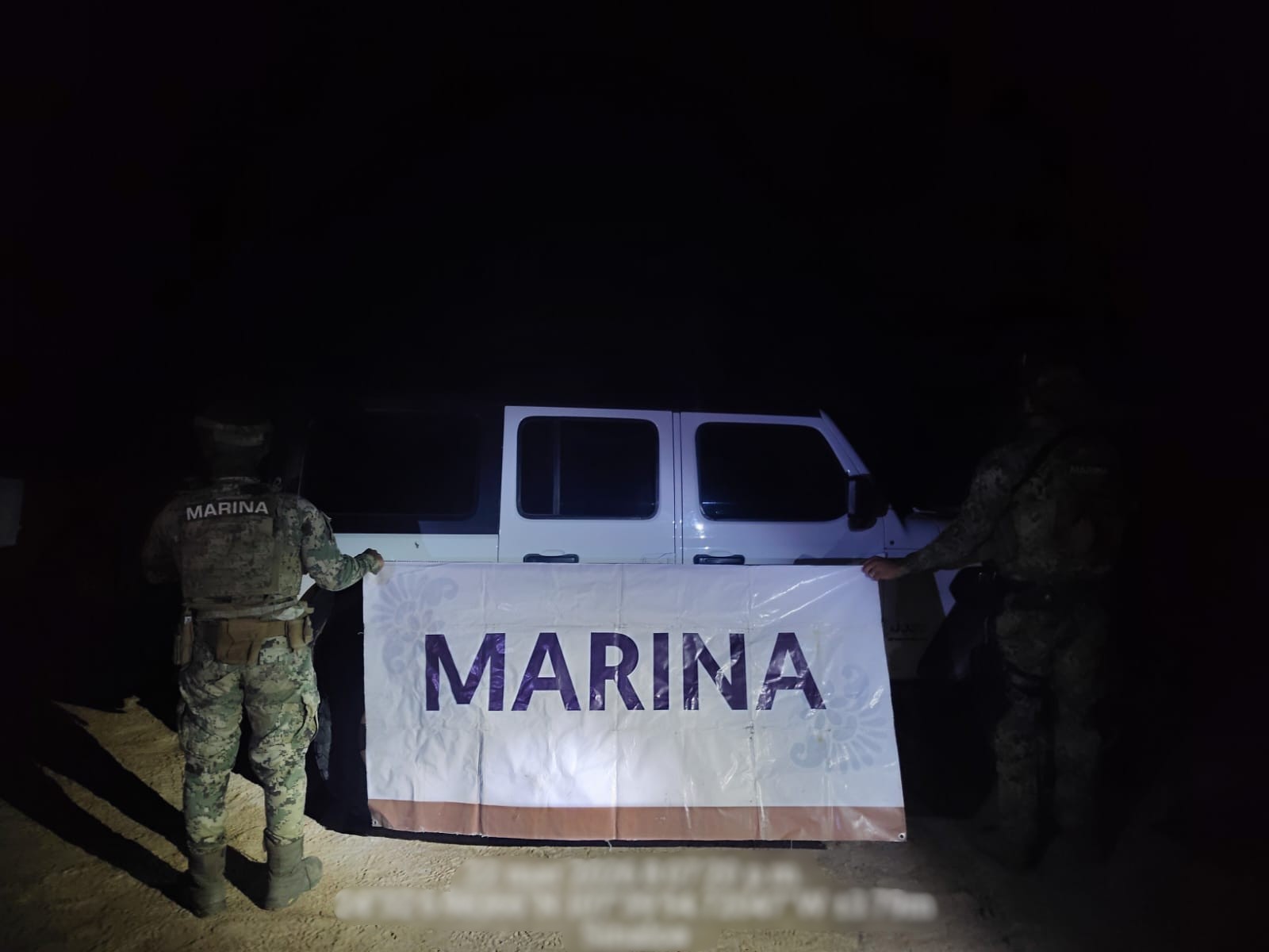 Asegura Marina droga, vehículos y poncha llantas en Sinaloa