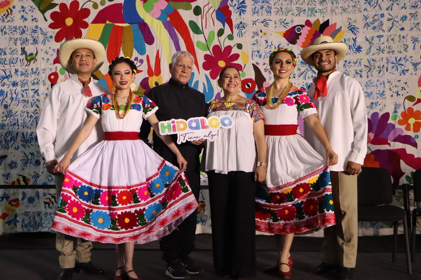 El mural del Tenango proyecta la identidad de Hidalgo en el Festival Corazón de las lenguas y Culturas Indígenas