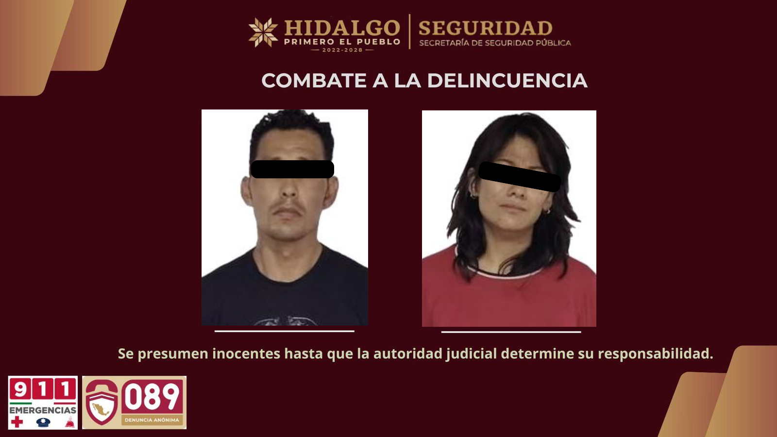 Respuesta inmediata de la SSPH: caen dos personas tras robo a comercio en Tula