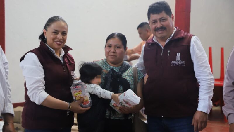 Fortalecen apoyo alimentario infantil en Acaxochitlán, Hidalgo