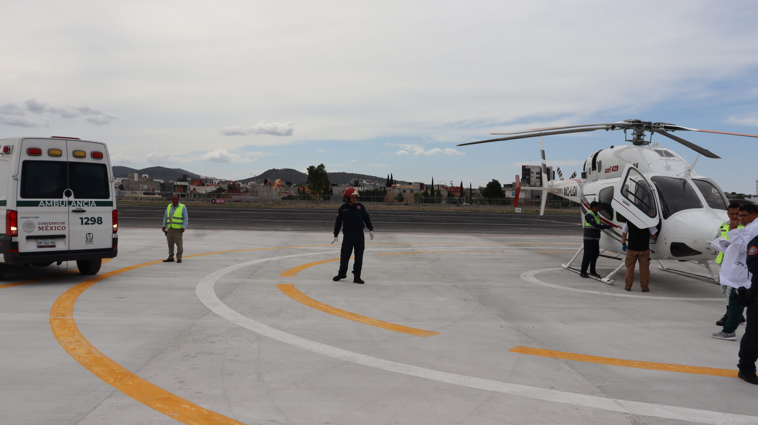 Secretaría de Salud de Hidalgo realiza dos traslados aéreos urgentes para atención especializada