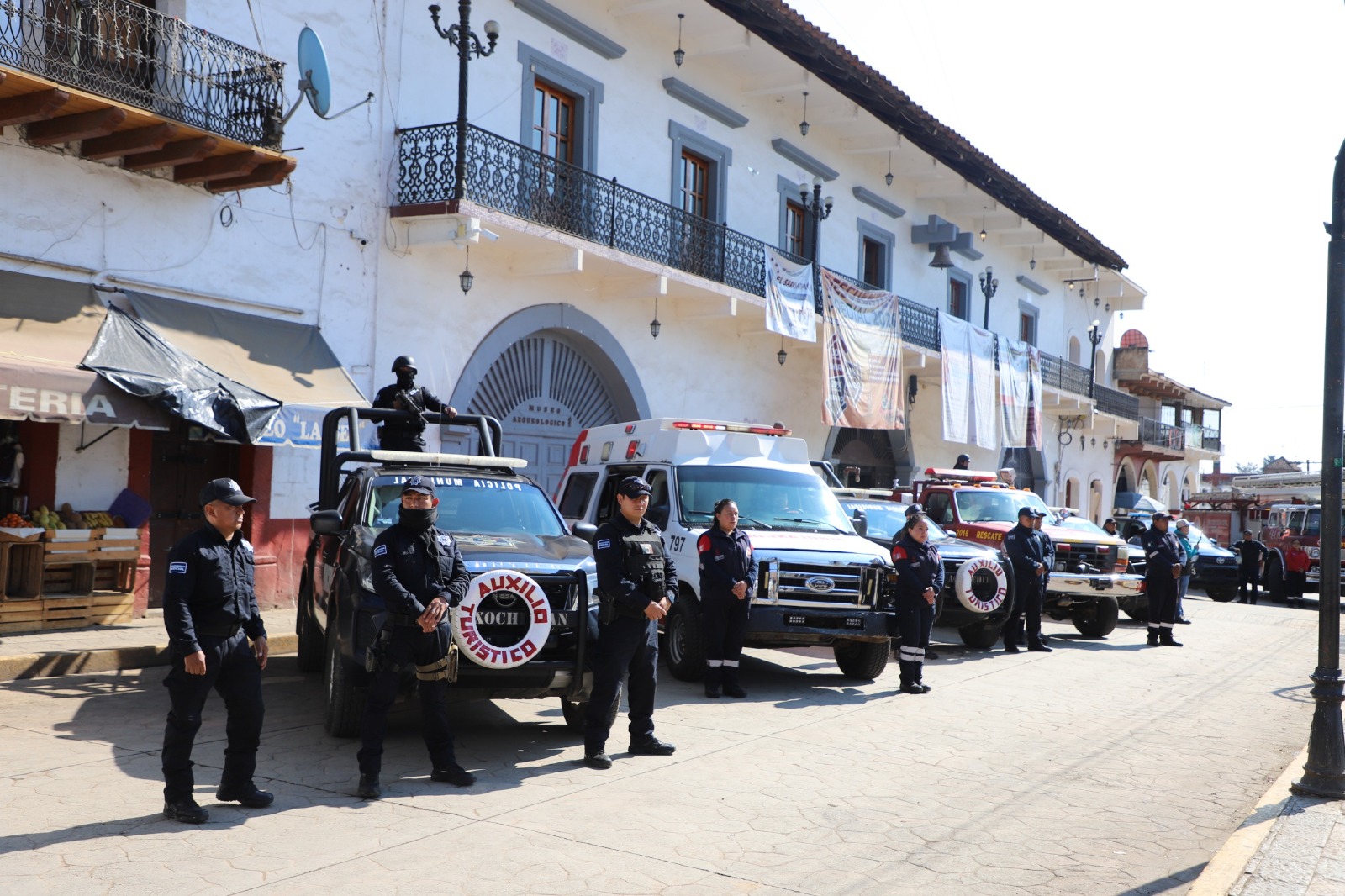 Operativo Semana Santa 2026 para garantizar seguridad de familias y visitantes en Acaxochitlán