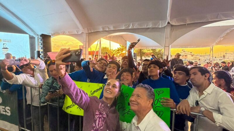 Claudia Sheinbaum encabeza entrega de Programas para el Bienestar en Singuilucan ante más de tres mil personas