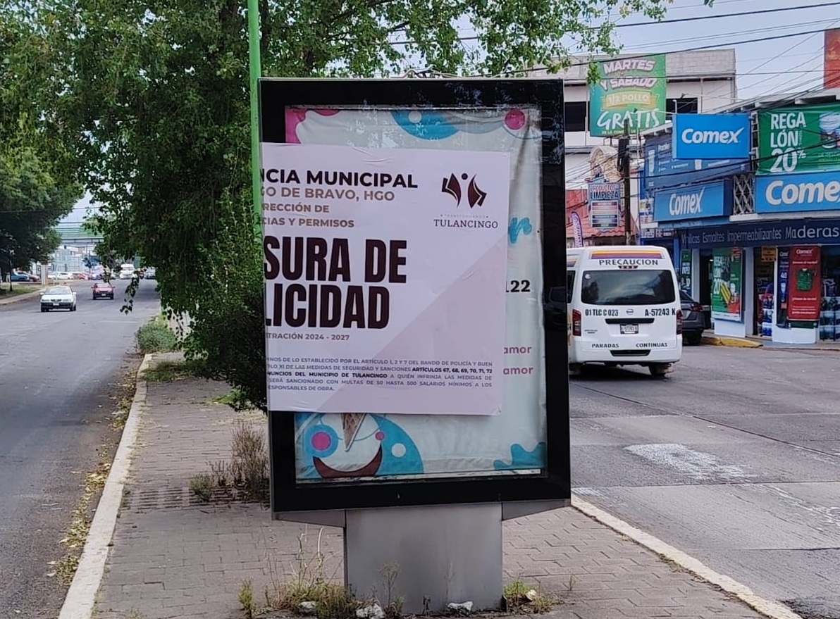 Clausuran y revisan anuncios para mejorar la imagen urbana