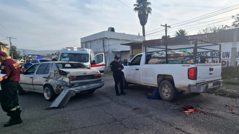 Un muerto y un lesionado tras atropellamiento en Cuautepec