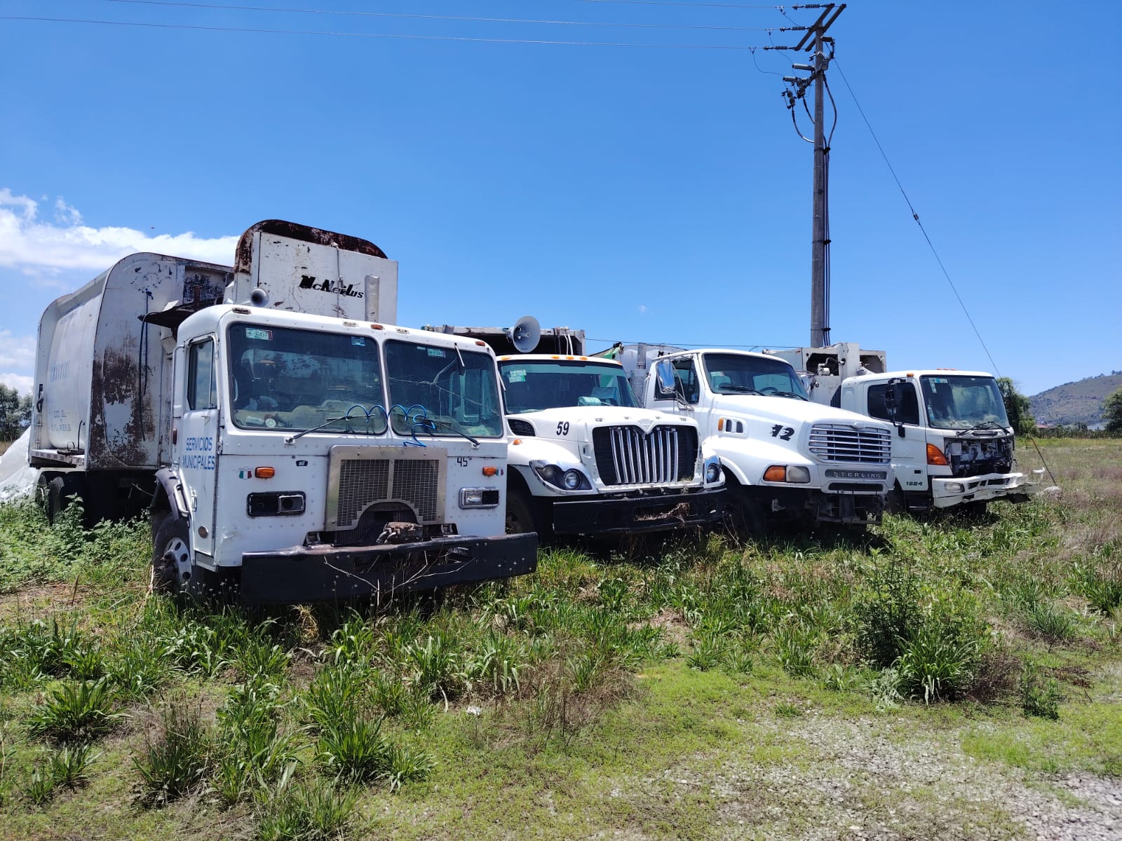 En proceso de desincorporación camiones recolectores de basura fuera de servicio