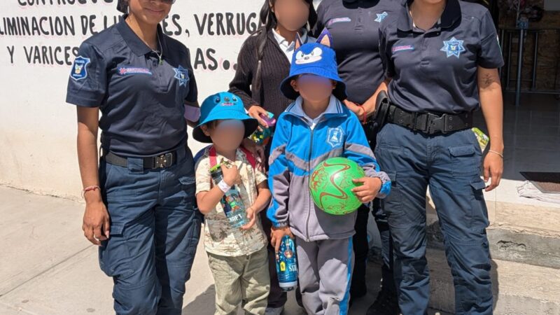 Policía Estatal entrega más de 2 mil juguetes a infancias hidalguenses