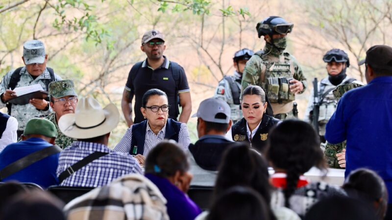Refuerzan gobierno federal y estatal diálogo y atención a familias desplazadas en Chilapa