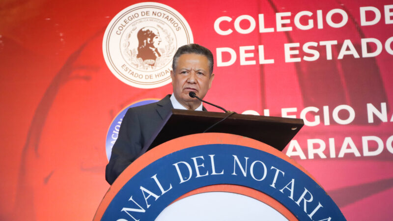 Menchaca impulsa la transformación de la función notarial en Hidalgo 