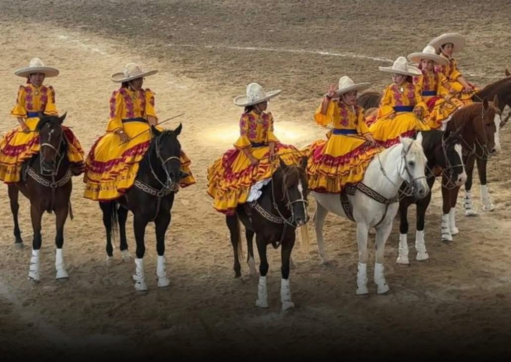 Escaramuza Piñoncitas domina el Estatal Charro Hidalgo 2026