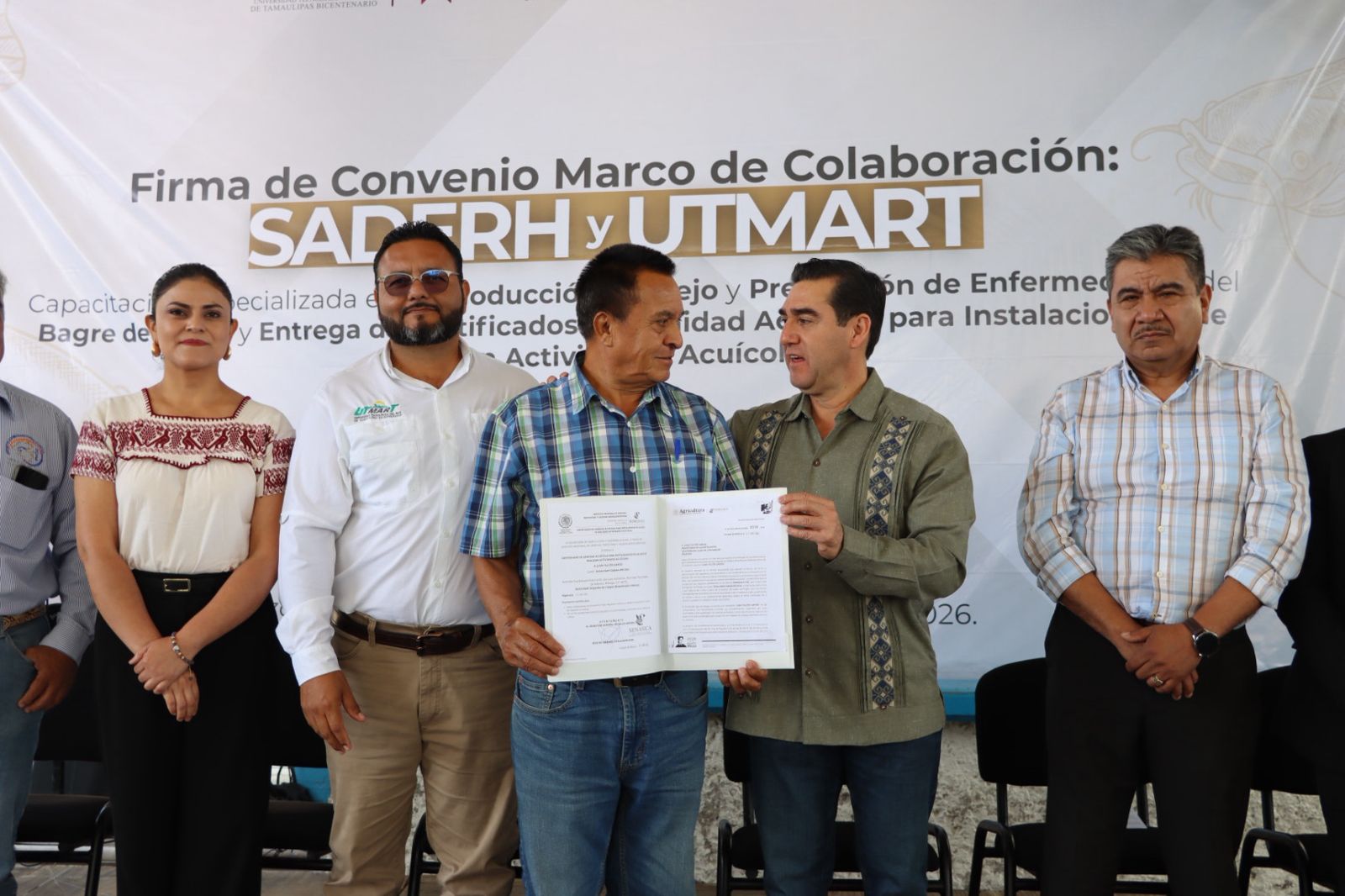 Saderh acuerda con Utmart impulsar sector acuícola en Hidalgo