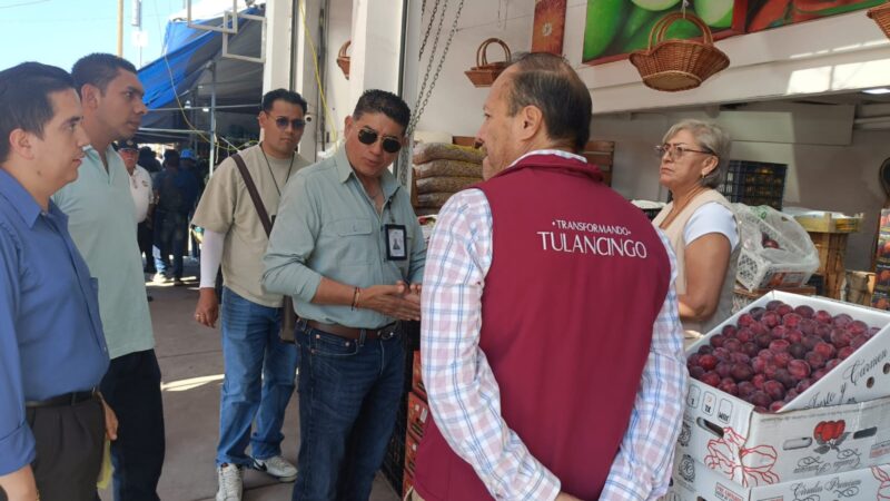 Despejan vía pública en zona de la Central de Abasto: Aplicaron ocho sanciones a comerciantes