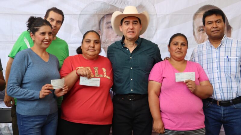 Con hechos, respalda gobierno de Hidalgo a pequeños productores tras afectaciones climáticas