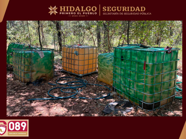 Tecnología aérea de la SSPH permite ubicar hidrocarburo robado en Cuautepec