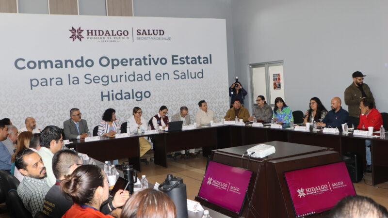 Refuerza Hidalgo estrategia sanitaria rumbo al Mundial 2026 